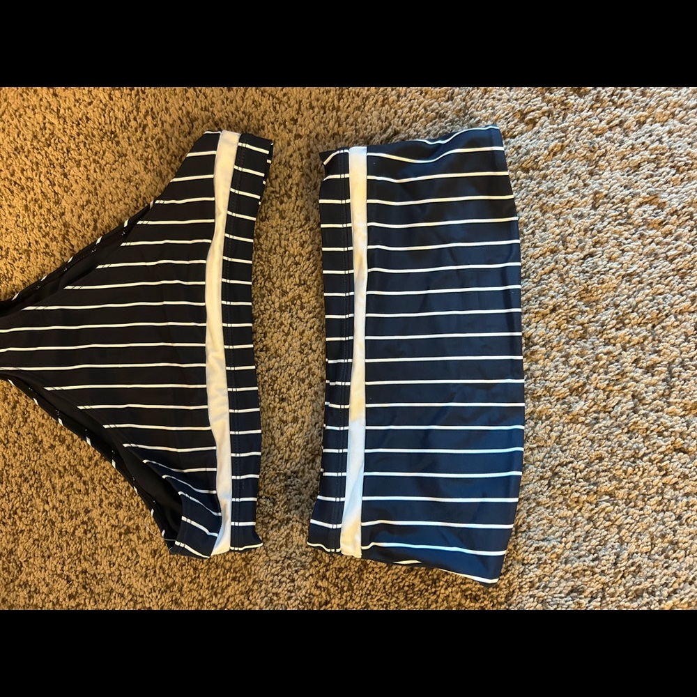 Size Small L.A. Hearts Bandeau Bikini Set